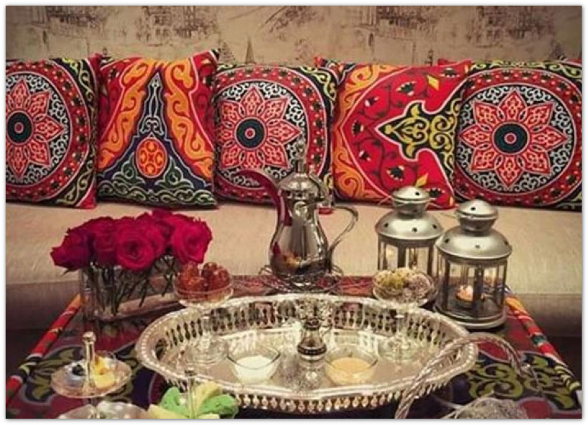 غرفة معيشة رمضان
