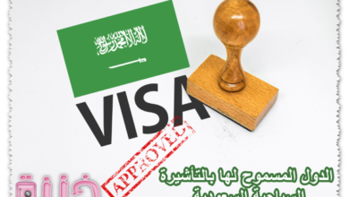 الدول المسموح لها بالتأشيرة السياحية السعودية